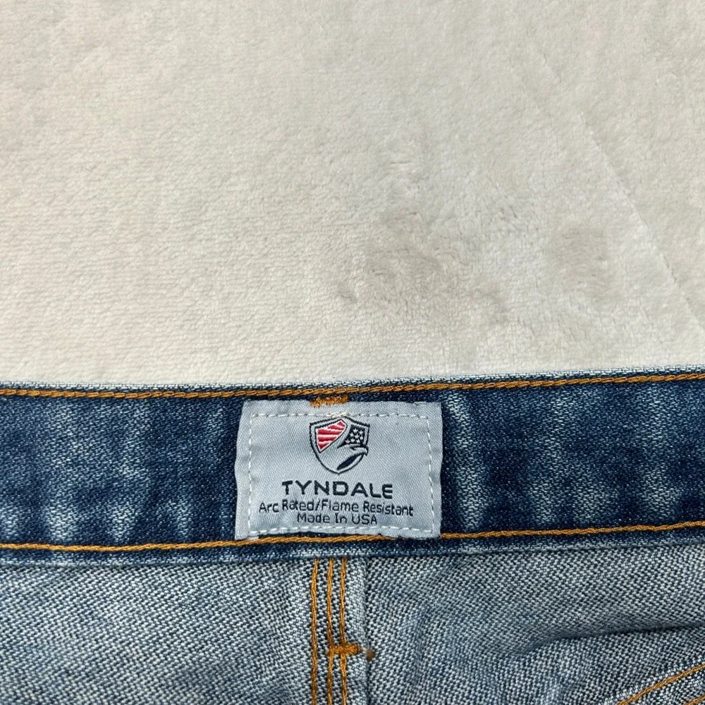 Tyndale Arc Rated Flame Resistant Jeans Mens‎ 34x30 Blue MVM Rodeo Work Utility